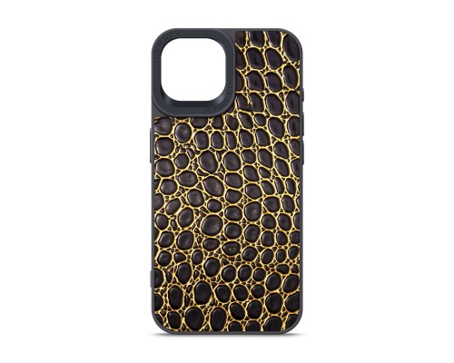 Чехол для мобильного телефона Harder Crocosaur Apple iPhone 15 Black (ARM76695) Чехол для мобильного телефона Harder Crocosaur Apple iPhone 15 Black (ARM76695)