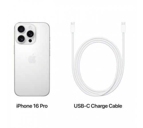 Мобильный телефон Apple iPhone 16 Pro 256GB White Titanium (MYNJ3) Мобильный телефон Apple iPhone 16 Pro 256GB White Titanium (MYNJ3)