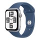 Смарт-годинник Apple Watch SE 2024 GPS 40mm Silver Aluminium Case with Denim Sport Band - S/M (MXEC3QH/A)