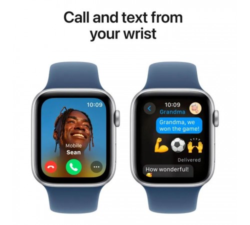 Смарт-годинник Apple Watch SE 2024 GPS 40mm Silver Aluminium Case with Denim Sport Band - S/M (MXEC3QH/A) Смарт-годинник Apple Watch SE 2024 GPS 40mm Silver Aluminium Case with Denim Sport Band - S/M (MXEC3QH/A)