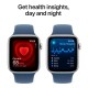 Смарт-годинник Apple Watch SE 2024 GPS 40mm Silver Aluminium Case with Denim Sport Band - S/M (MXEC3QH/A)