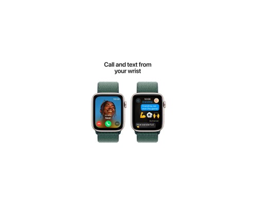 Смарт-годинник Apple Watch SE 2024 GPS 40mm Starlight Aluminium Case with Lake Green Sport Loop (MXEH3QH/A) Смарт-годинник Apple Watch SE 2024 GPS 40mm Starlight Aluminium Case with Lake Green Sport Loop (MXEH3QH/A)