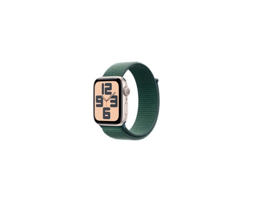 Смарт-годинник Apple Watch SE 2024 GPS 40mm Starlight Aluminium Case with Lake Green Sport Loop (MXEH3QH/A) Смарт-годинник Apple Watch SE 2024 GPS 40mm Starlight Aluminium Case with Lake Green Sport Loop (MXEH3QH/A)