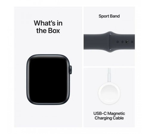 Смарт-годинник Apple Watch SE 2024 GPS 44mm Midnight Aluminium Case with Midnight Sport Band - M/L (MXEK3QH/A) Смарт-годинник Apple Watch SE 2024 GPS 44mm Midnight Aluminium Case with Midnight Sport Band - M/L (MXEK3QH/A)