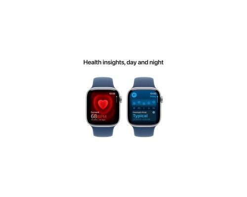 Смарт-годинник Apple Watch Series 10 GPS 42mm Silver Aluminium Case with Denim Sport Band - M/L (MWWC3QH/A) Смарт-годинник Apple Watch Series 10 GPS 42mm Silver Aluminium Case with Denim Sport Band - M/L (MWWC3QH/A)