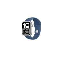Смарт-годинник Apple Watch Series 10 GPS 42mm Silver Aluminium Case with Denim Sport Band - M/L (MWWC3QH/A)
