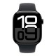 Смарт-годинник Apple Watch Series 10 GPS 46mm Jet Black Aluminium Case with Black Sport Band - M/L (MWWQ3QH/A)