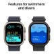 Смарт-часы Apple Watch Ultra 2 2024 GPS + Cellular 49mm Black Titanium Case with Dark Green Alpine Loop - Large (MX4T3UL/A)