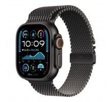 Смарт-годинник Apple Watch Ultra 2 2024 GPS + Cellular 49mm Black Titanium Case with Black Titanium Milanese Loop - L (MX5V3UL/A)
