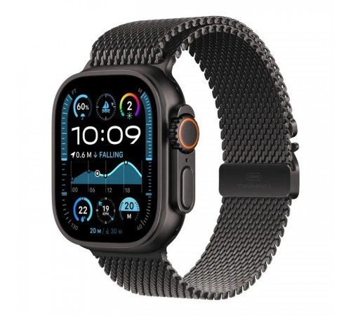 Смарт-годинник Apple Watch Ultra 2 2024 GPS + Cellular 49mm Black Titanium Case with Black Titanium Milanese Loop - L (MX5V3UL/A) Смарт-годинник Apple Watch Ultra 2 2024 GPS + Cellular 49mm Black Titanium Case with Black Titanium Milanese Loop - L (MX5V3UL/A)