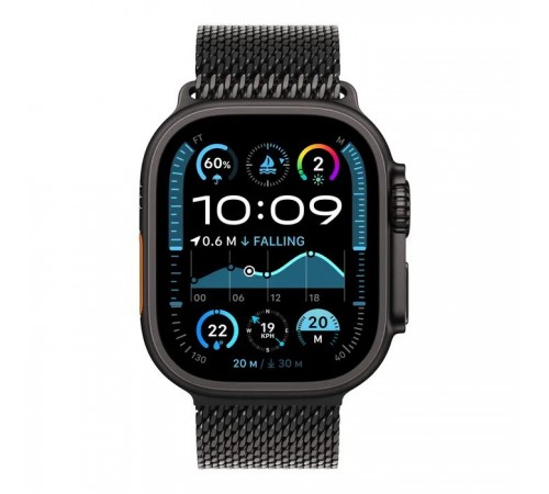 Смарт-годинник Apple Watch Ultra 2 2024 GPS + Cellular 49mm Black Titanium Case with Black Titanium Milanese Loop - L (MX5V3UL/A) Смарт-годинник Apple Watch Ultra 2 2024 GPS + Cellular 49mm Black Titanium Case with Black Titanium Milanese Loop - L (MX5V3UL/A)