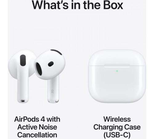 Наушники Apple AirPods 4 with Active Noise Cancellation (MXP93ZE/A)
