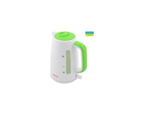 Електрочайник Saturn ST-EK8435U White/Green