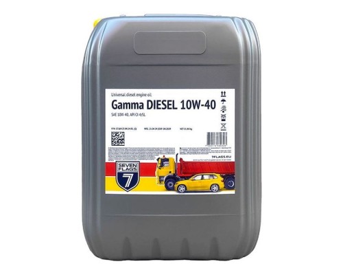 Моторна олива 7FLAGS Gamma DIESEL 10W-40 17,5л Моторна олива 7FLAGS Gamma DIESEL 10W-40 17,5л