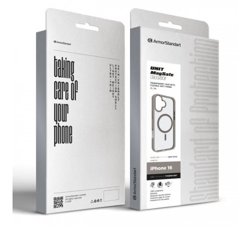 Чохол до мобільного телефона Armorstandart Unit MagSafe Apple iPhone 16 Titanium Grey (ARM78703) Чохол до мобільного телефона Armorstandart Unit MagSafe Apple iPhone 16 Titanium Grey (ARM78703)