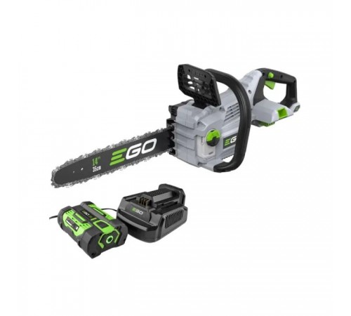 Ланцюгова пила EGO CS1411E KIT, 56В, шина 35см, 52лан, 3/8P, 1,1мм, акум. 2,5Ah + ЗП (F840022016) Ланцюгова пила EGO CS1411E KIT, 56В, шина 35см, 52лан, 3/8P, 1,1мм, акум. 2,5Ah + ЗП (F840022016)
