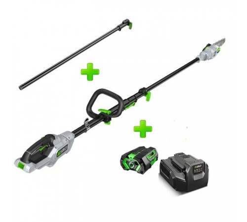 Ланцюгова пила EGO висоторіз PS1003E KIT, 56В, шина-25см, карбон, 4Ah (F840033003) Ланцюгова пила EGO висоторіз PS1003E KIT, 56В, шина-25см, карбон, 4Ah (F840033003)