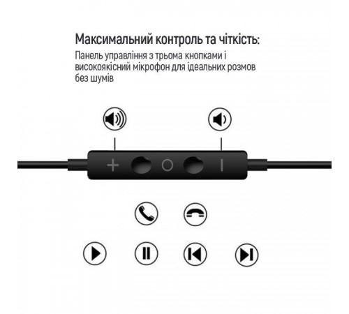 Наушники ColorWay 3.5 mm Wired Earphone Sound Wave Black (CW-WD04BK) Наушники ColorWay 3.5 mm Wired Earphone Sound Wave Black (CW-WD04BK)