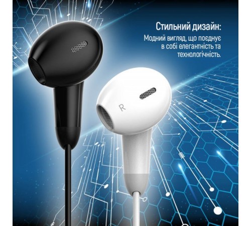 Наушники ColorWay 3.5 mm Wired Earphone Sound Wave Black (CW-WD04BK) Наушники ColorWay 3.5 mm Wired Earphone Sound Wave Black (CW-WD04BK)