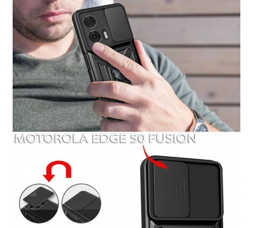 Чохол до мобільного телефона BeCover Military Motorola Edge 50 Fusion Black (712162) Чохол до мобільного телефона BeCover Military Motorola Edge 50 Fusion Black (712162)