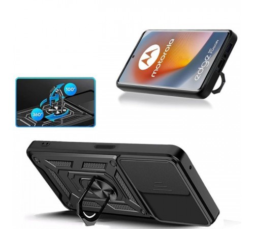 Чохол до мобільного телефона BeCover Military Motorola Edge 50 Fusion Black (712162) Чохол до мобільного телефона BeCover Military Motorola Edge 50 Fusion Black (712162)