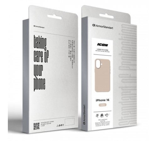 Чохол до мобільного телефона Armorstandart ICON2 Case Apple iPhone 16 Ivory (ARM79625) Чохол до мобільного телефона Armorstandart ICON2 Case Apple iPhone 16 Ivory (ARM79625)