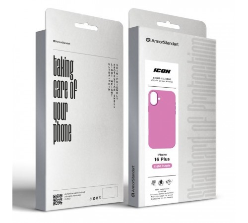 Чохол до мобільного телефона Armorstandart ICON2 Case Apple iPhone 16 Plus Light Purple (ARM79632) Чохол до мобільного телефона Armorstandart ICON2 Case Apple iPhone 16 Plus Light Purple (ARM79632)