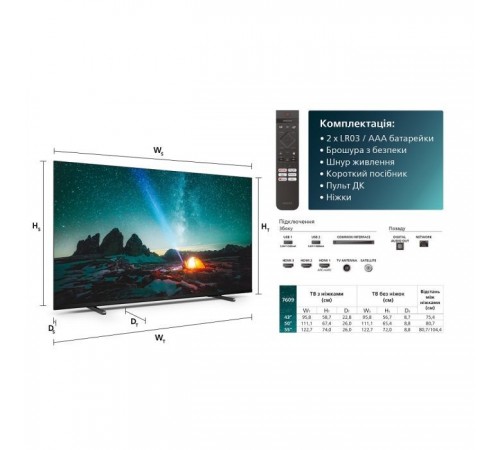 Телевизор Philips 55PUS7609/12 Телевизор Philips 55PUS7609/12