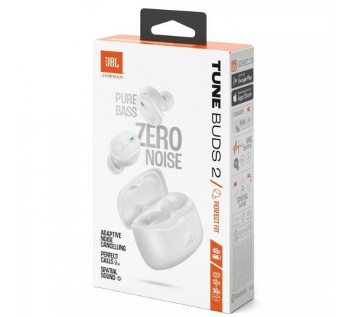 Навушники JBL Tune Buds 2 White (JBLTBUDS2WHT) Навушники JBL Tune Buds 2 White (JBLTBUDS2WHT)