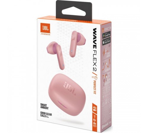 Навушники JBL Wave Flex 2 Pink (JBLWFLEX2PIK) Навушники JBL Wave Flex 2 Pink (JBLWFLEX2PIK)
