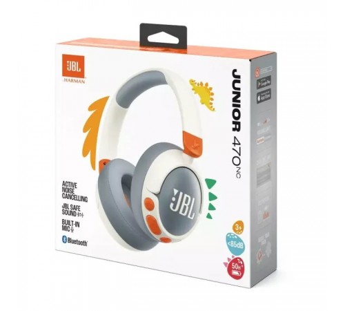 Наушники JBL JR 470 NC White (JBLJR470NCWHT) Наушники JBL JR 470 NC White (JBLJR470NCWHT)