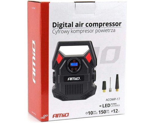 Автомобільний компресор AMiO 12V ACOMP-17 (02642) Автомобільний компресор AMiO 12V ACOMP-17 (02642)