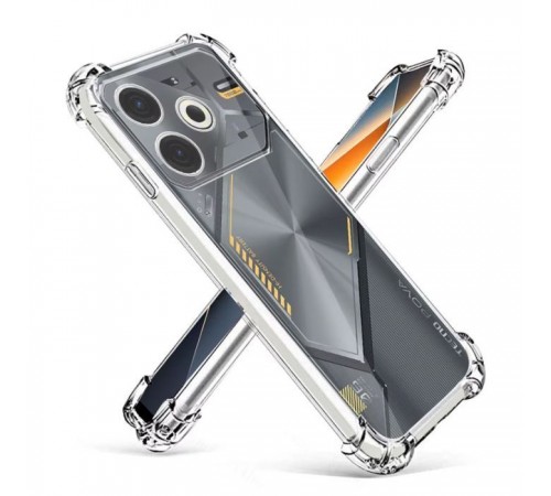 Чохол до мобільного телефона BeCover Anti-Shock Tecno POVA 6 Neo (LI6) Clear (712785) Чохол до мобільного телефона BeCover Anti-Shock Tecno POVA 6 Neo (LI6) Clear (712785)