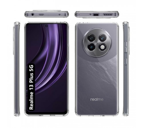Чохол до мобільного телефона BeCover Realme 13 Plus 5G Transparancy (712766) Чохол до мобільного телефона BeCover Realme 13 Plus 5G Transparancy (712766)
