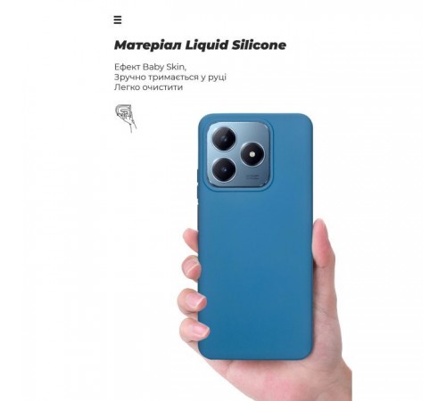 Чохол до мобільного телефона Armorstandart ICON Realme C63 4G / C61 4G / Note 60 4G Blue (ARM83025) Чохол до мобільного телефона Armorstandart ICON Realme C63 4G / C61 4G / Note 60 4G Blue (ARM83025)