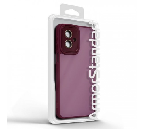 Чохол до мобільного телефона Armorstandart ShadeX Motorola G55 5G Wine Red (ARM83389)