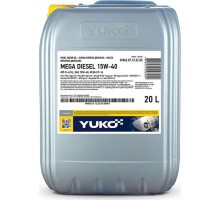 Моторна олива Yuko MEGA DIESEL 15W-40 20л (4820070240542)