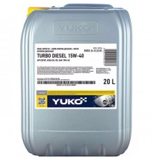 Моторна олива Yuko TURBO DIESEL 15W-40 20л (4823110401477)