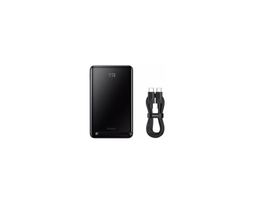Батарея универсальная Baseus Magnetic Wireless Bracket 10000mAh 20W, PD QC/3.0, Qi+cabel 60W 0.5м, black (PPCX000003) Батарея универсальная Baseus Magnetic Wireless Bracket 10000mAh 20W, PD QC/3.0, Qi+cabel 60W 0.5м, black (PPCX000003)