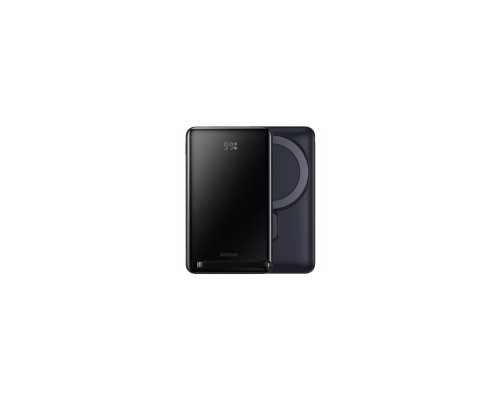 Батарея универсальная Baseus Magnetic Wireless Bracket 10000mAh 20W, PD QC/3.0, Qi+cabel 60W 0.5м, black (PPCX000003) Батарея универсальная Baseus Magnetic Wireless Bracket 10000mAh 20W, PD QC/3.0, Qi+cabel 60W 0.5м, black (PPCX000003)
