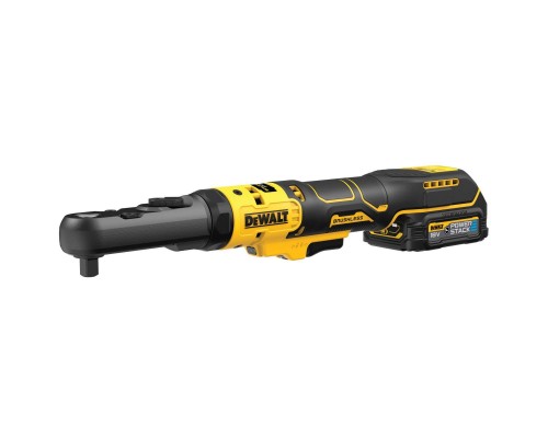 Гайковерт DeWALT угловой, XR Li-Ion PowerStack 18 GFN, 1.7Ah, 102 Нм (DCF510E2G)