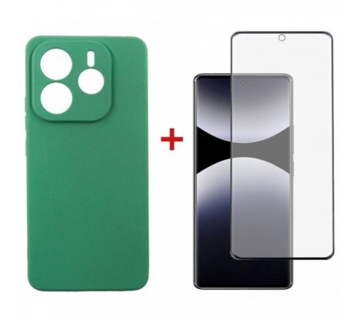 Чехол для мобильного телефона Dengos Kit Xiaomi Redmi Note 14 case Soft + glass (Mint) (DG-KM-131) Чехол для мобильного телефона Dengos Kit Xiaomi Redmi Note 14 case Soft + glass (Mint) (DG-KM-131)