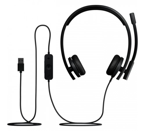 Навушники Logitech H570e Corded for Business Stereo Teams USB-A Black (981-001430) Навушники Logitech H570e Corded for Business Stereo Teams USB-A Black (981-001430)