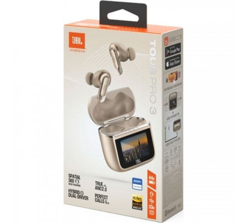 Навушники JBL Tour Pro 3 Latte (JBLTOURPRO3LTT) Навушники JBL Tour Pro 3 Latte (JBLTOURPRO3LTT)