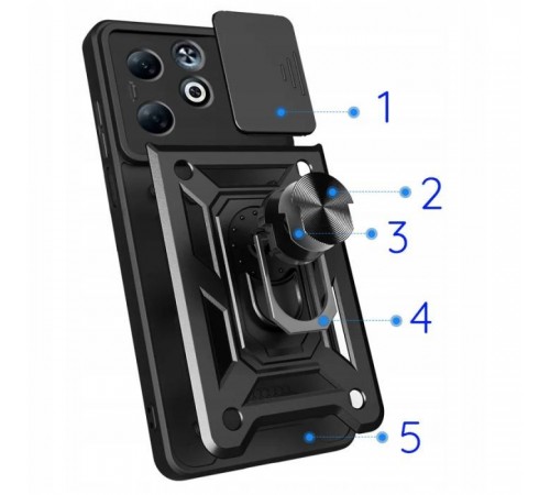 Чохол до мобільного телефона BeCover Military Infinix Smart 9 (X6532) Black (713049) Чохол до мобільного телефона BeCover Military Infinix Smart 9 (X6532) Black (713049)