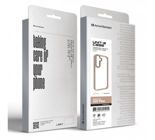 Чохол до мобільного телефона Armorstandart UNIT2 Samsung S25 Plus Titanium Gold (ARM82870)