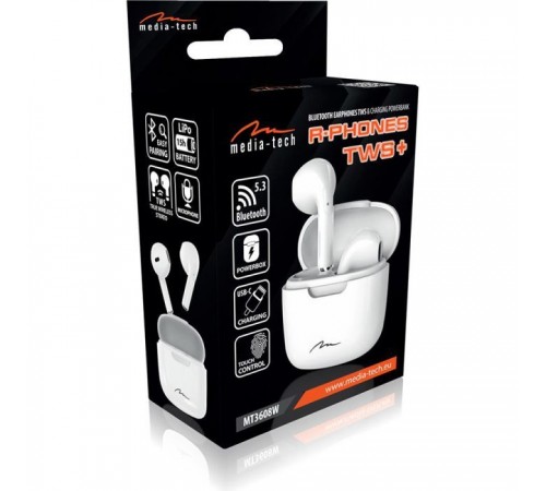 Навушники Media-Tech R-Phones White (MT3608W) Навушники Media-Tech R-Phones White (MT3608W)