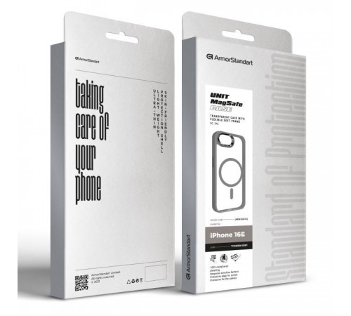 Чохол до мобільного телефона Armorstandart Unit MagSafe Apple iPhone 16e Titanium Grey (ARM83876) Чохол до мобільного телефона Armorstandart Unit MagSafe Apple iPhone 16e Titanium Grey (ARM83876)
