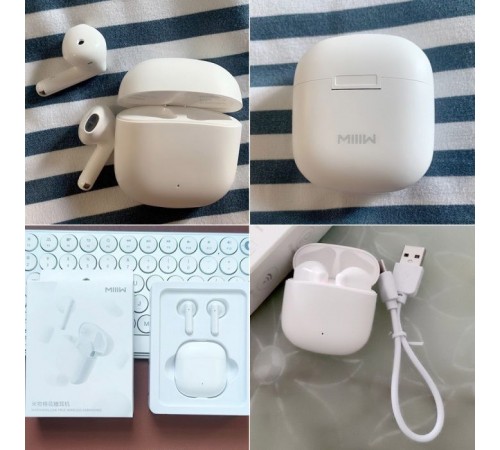 Навушники Xiaomi TWS MiiiW TWS Wireless Earbuds Marshmallow White (MWTW03) Навушники Xiaomi TWS MiiiW TWS Wireless Earbuds Marshmallow White (MWTW03)