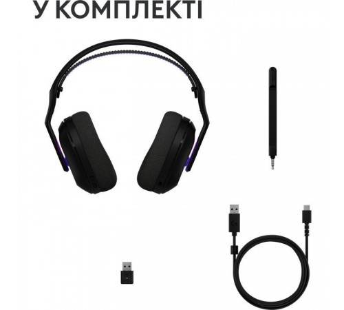 Навушники Logitech G522 Lightspeed Wireless Gaming Headset Black (981-001544)